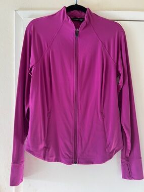 Athleta Fuchsia Full-Zip Utility Jacket